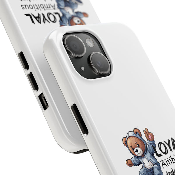 Capricorn Bear Phone Case - Tough & Stylish, Zodiac Gift, Cool Aesthetic, Durable Protection, Phone Accessory