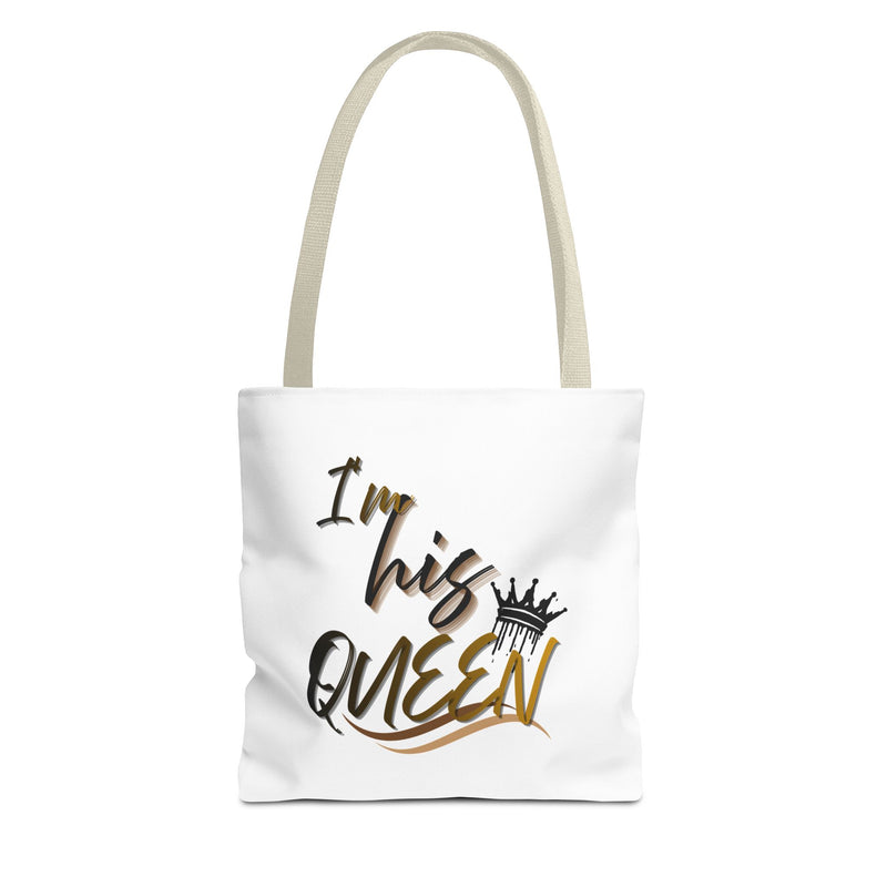 His and Her Queen King Tote Bag