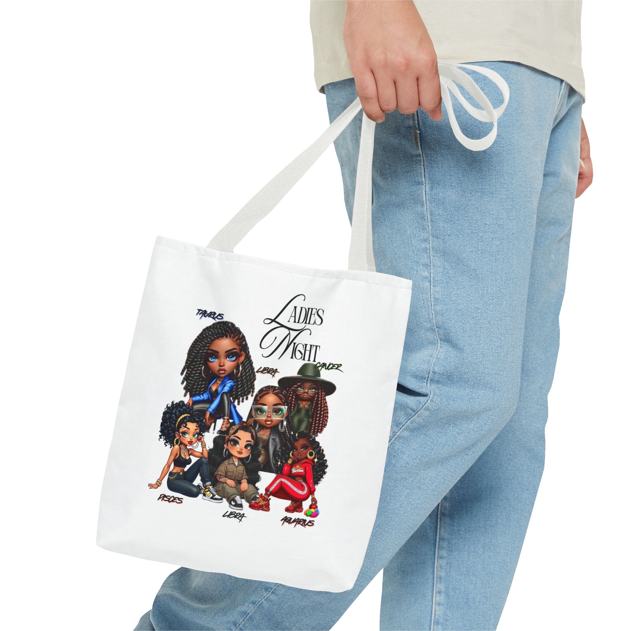 Ladies Night Chic Tote Bag, Stylish Eco-Friendly Shopping Tote, Perfect Gift for Friends, Fun Ladies' Night Out Accessory, Unique Custom Bag