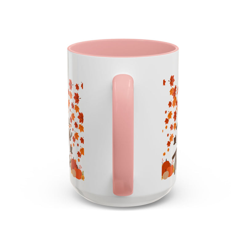 Thanksgiving Accent Coffee Mug - 'In All Things Give Thanks'