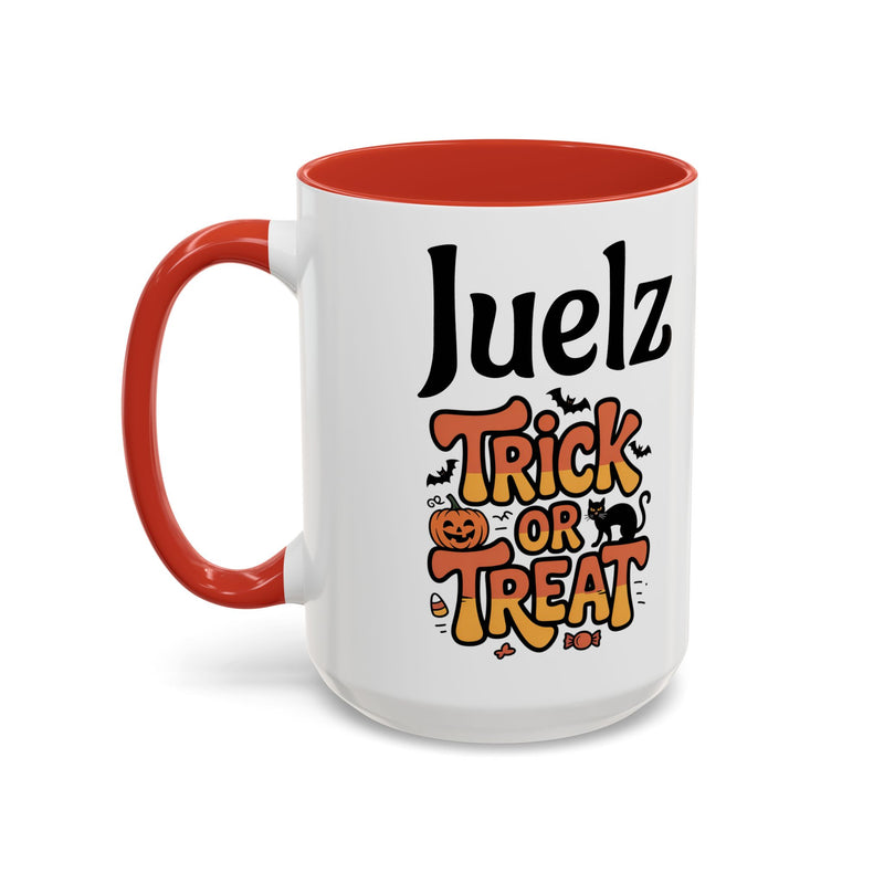Halloween Trick or Treat Coffee Mug - Spooky Vibes, Perfect for Autumn, Gifts for Friends, Holiday Celebrations, Seasonal Decor