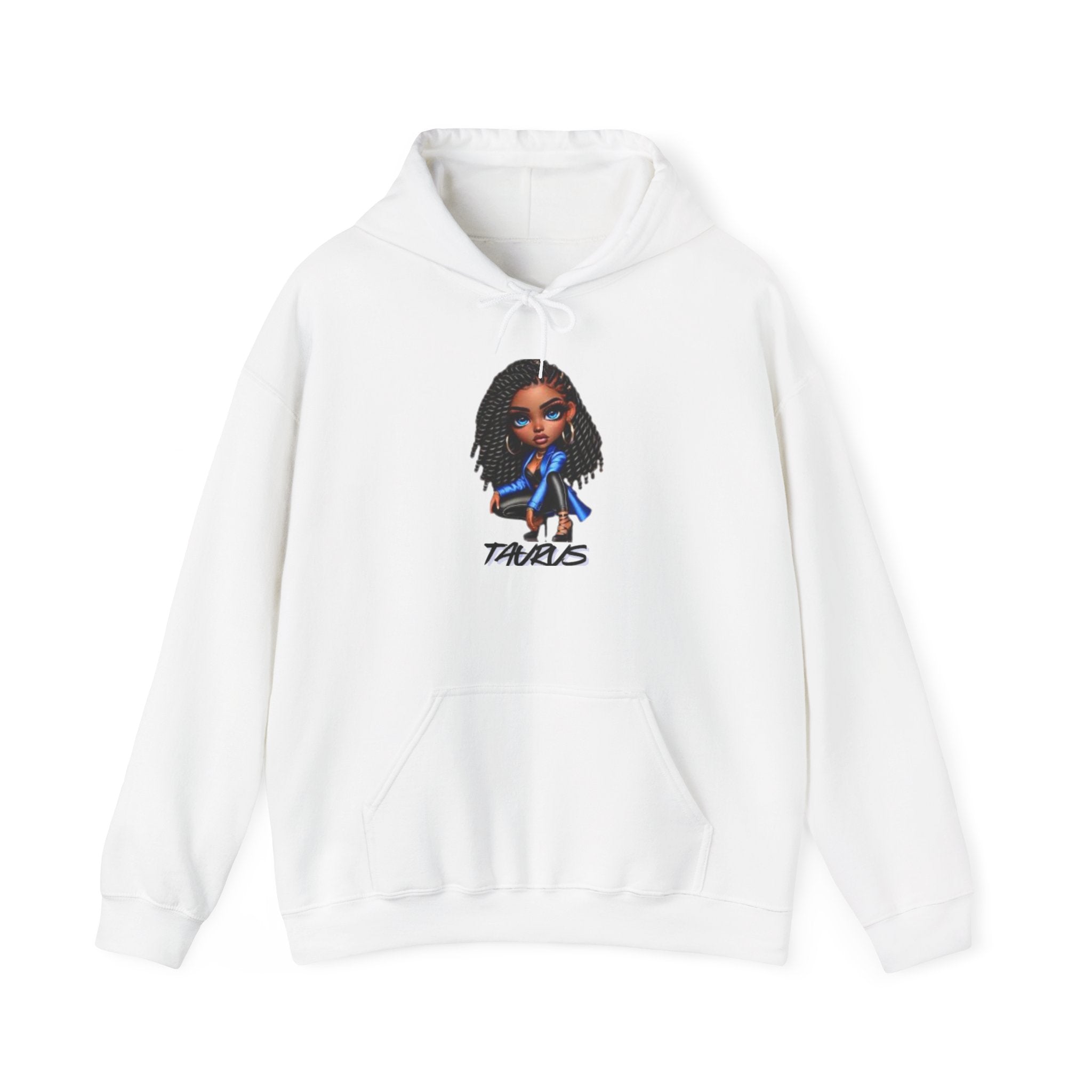 Stylish Zodiac Hoodie - Taurus Design, Astrology Sweatshirt, Trendy Gift for Her, Personalized Star Sign Apparel, Cozy Casualwear