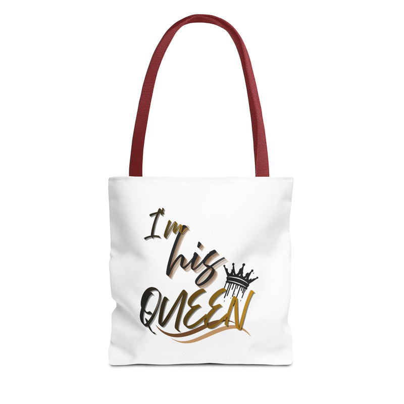 His and Her Queen King Tote Bag