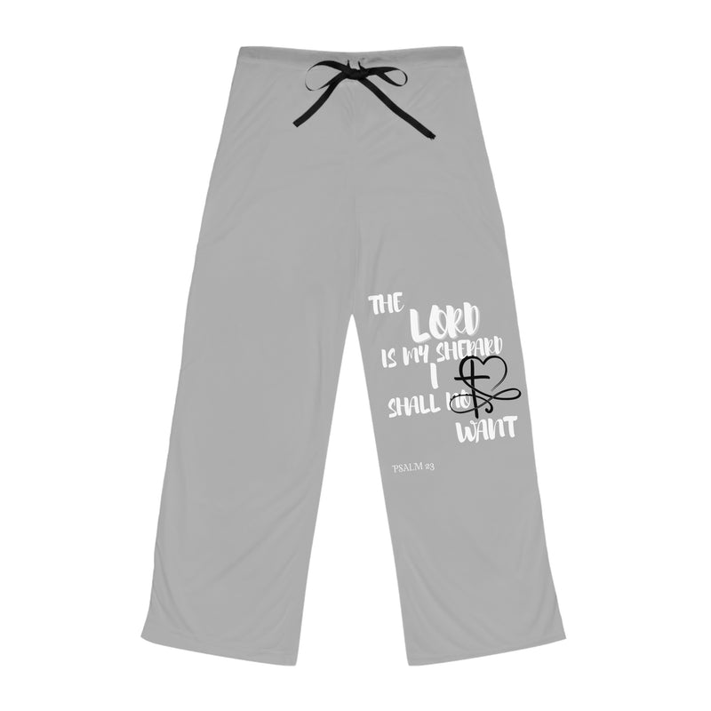 Comfortable Women's Pajama Pants with Inspirational Psalm Quote