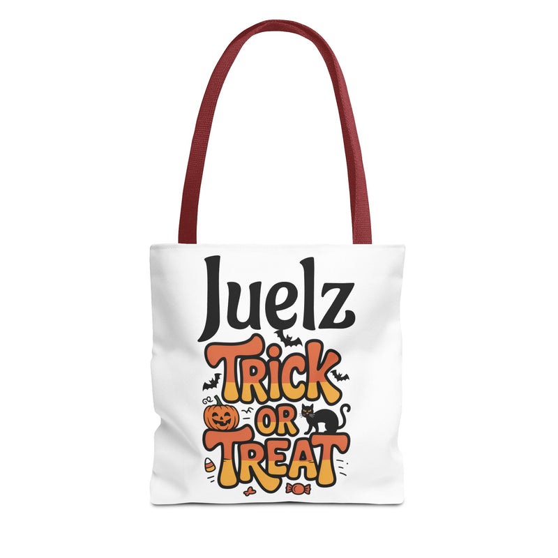 Halloween Tote Bag for Trick or Treat, Cute Everyday Shopping Bag, Custom Canvas Tote, Fun Gift for Kids, Holiday Accessory