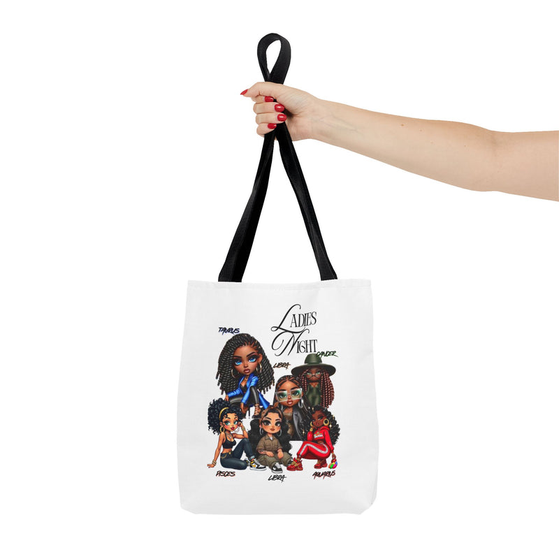 Ladies Night Chic Tote Bag, Stylish Eco-Friendly Shopping Tote, Perfect Gift for Friends, Fun Ladies' Night Out Accessory, Unique Custom Bag