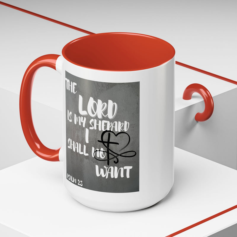 Inspirational Coffee Mug - Psalm 23