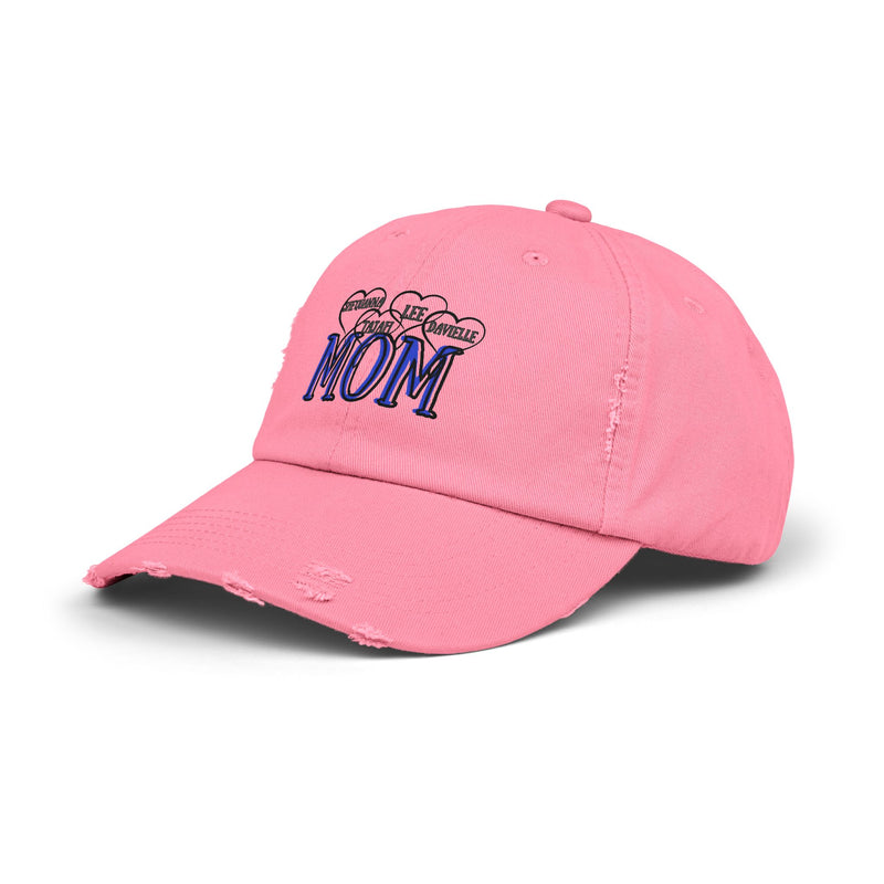 Unisex Distressed Cap for Moms - Trendy and Casual Gift, Perfect for Mother's Day, Birthdays, and Everyday Wear