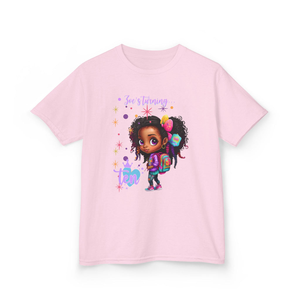 Kids Birthday Tee, Adorable T-Shirt for Kids, Fun Gifts for Birthdays, Back to School Apparel, Fashion for Young Girls