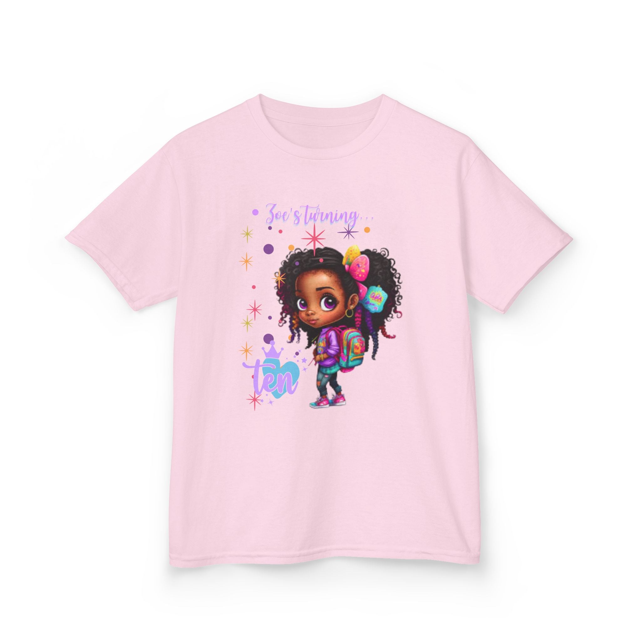 Kids Birthday Tee, Adorable T-Shirt for Kids, Fun Gifts for Birthdays, Back to School Apparel, Fashion for Young Girls