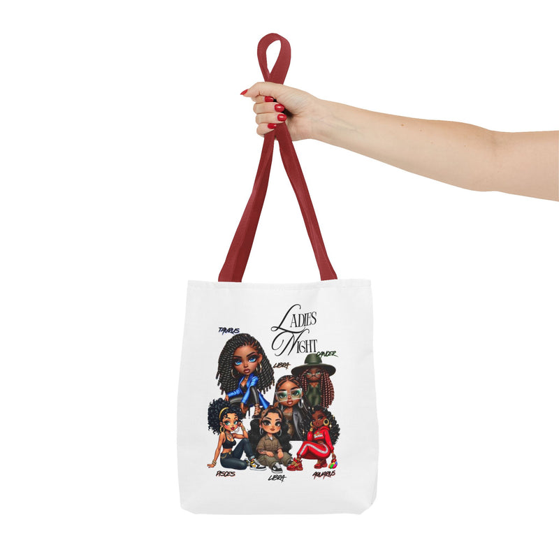 Ladies Night Chic Tote Bag, Stylish Eco-Friendly Shopping Tote, Perfect Gift for Friends, Fun Ladies' Night Out Accessory, Unique Custom Bag