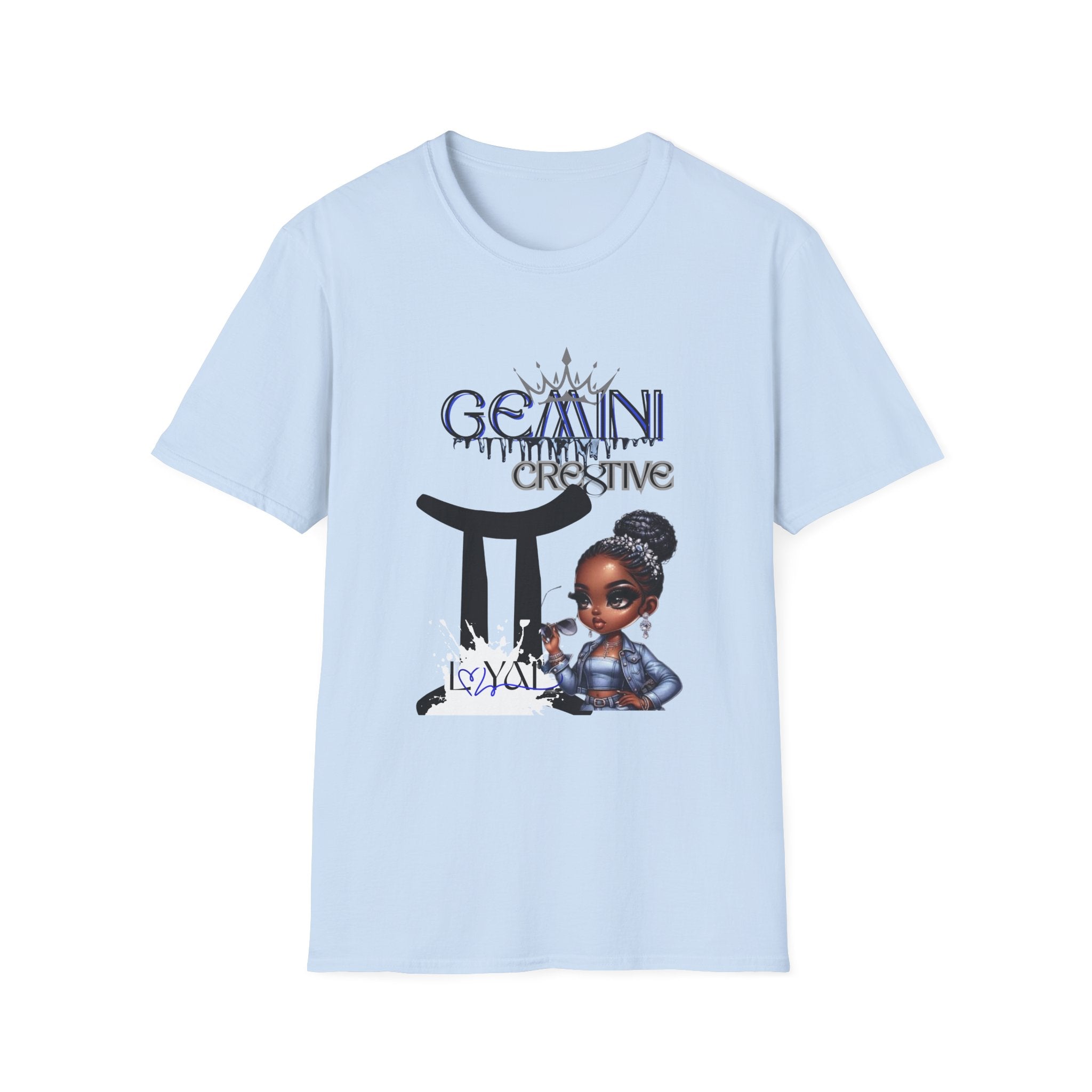 Gemini Creative Unisex Softstyle T-Shirt - Unique Gift for Birthdays, Astrology Lovers, or Creative Souls, Perfect for Casual Wear, [...]