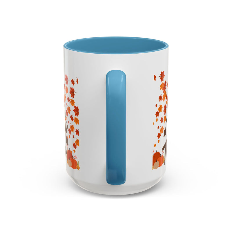 Thanksgiving Accent Coffee Mug - 'In All Things Give Thanks'