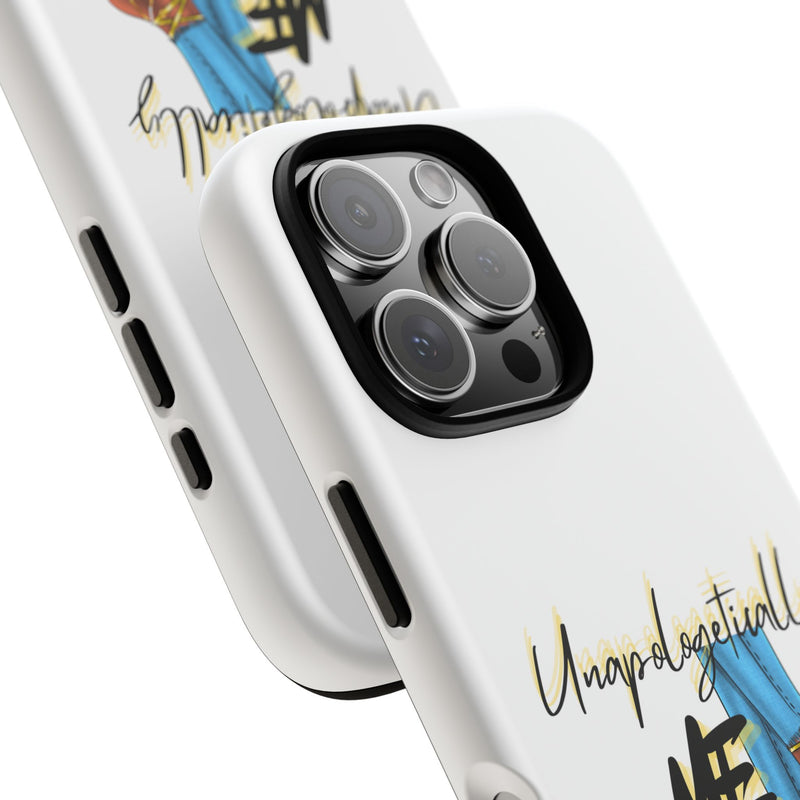 Chic Phone Case with 'Unapologetically Me' Design | Stylish Tough Cases for Fashion Lovers, Gift for Her, Trendy Phone Accessories