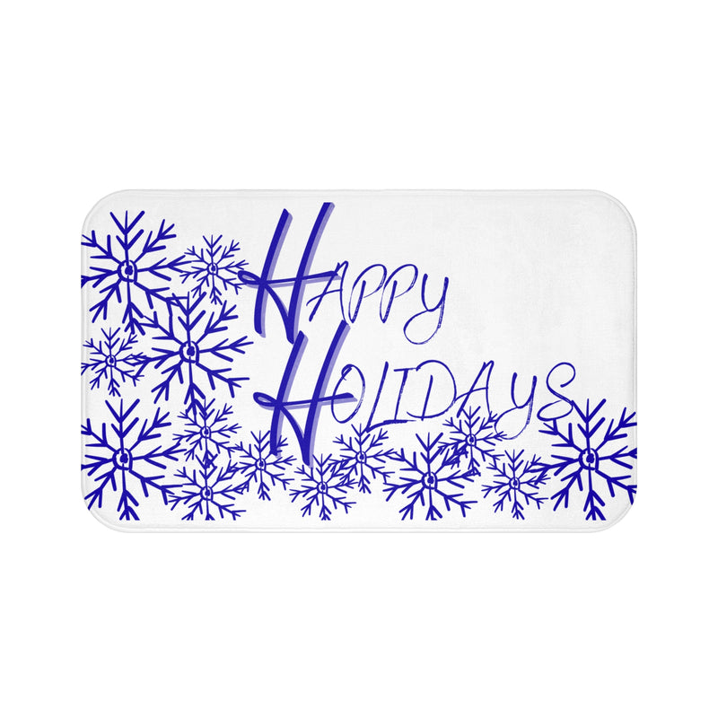 Snowflake Bath Mat - Happy Holidays Decor