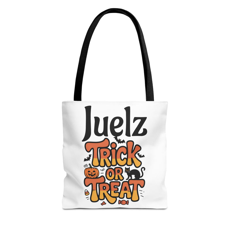 Halloween Tote Bag for Trick or Treat, Cute Everyday Shopping Bag, Custom Canvas Tote, Fun Gift for Kids, Holiday Accessory