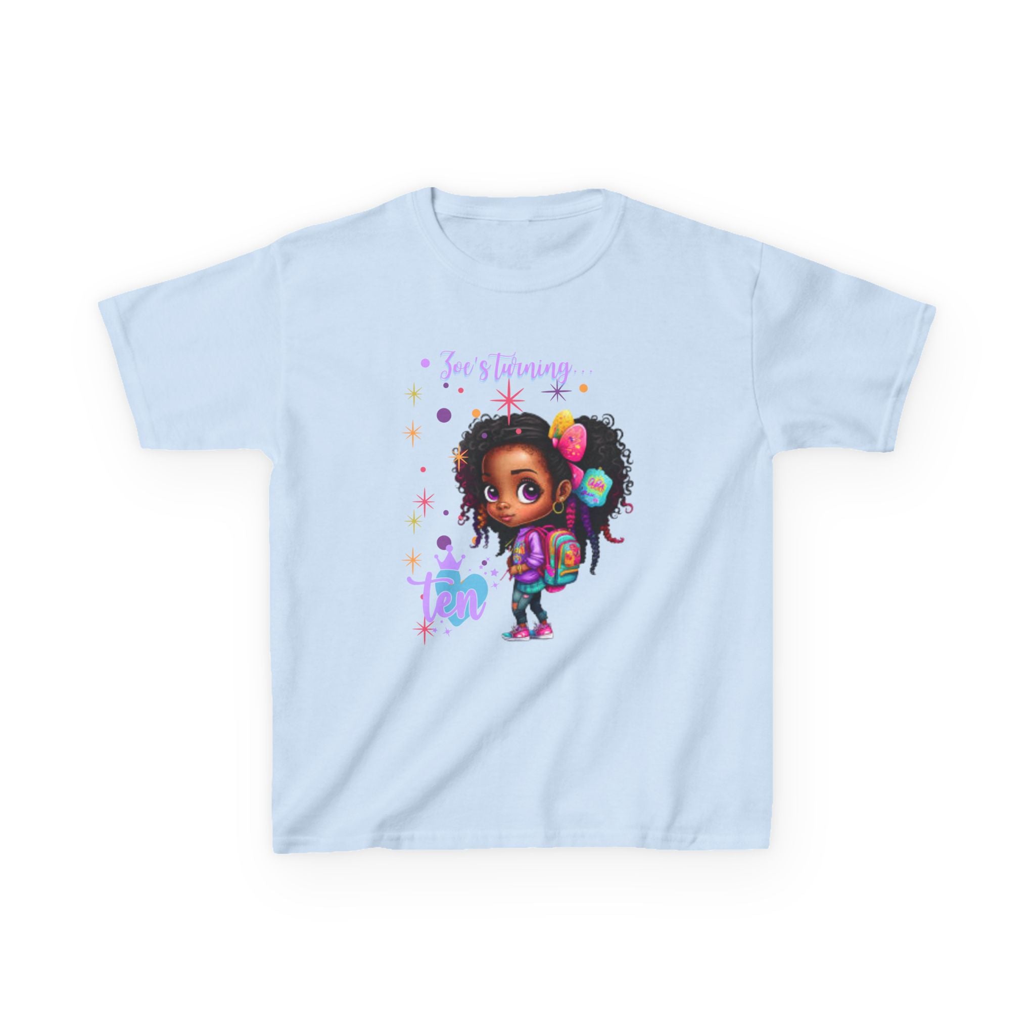 Kids Birthday Tee, Adorable T-Shirt for Kids, Fun Gifts for Birthdays, Back to School Apparel, Fashion for Young Girls