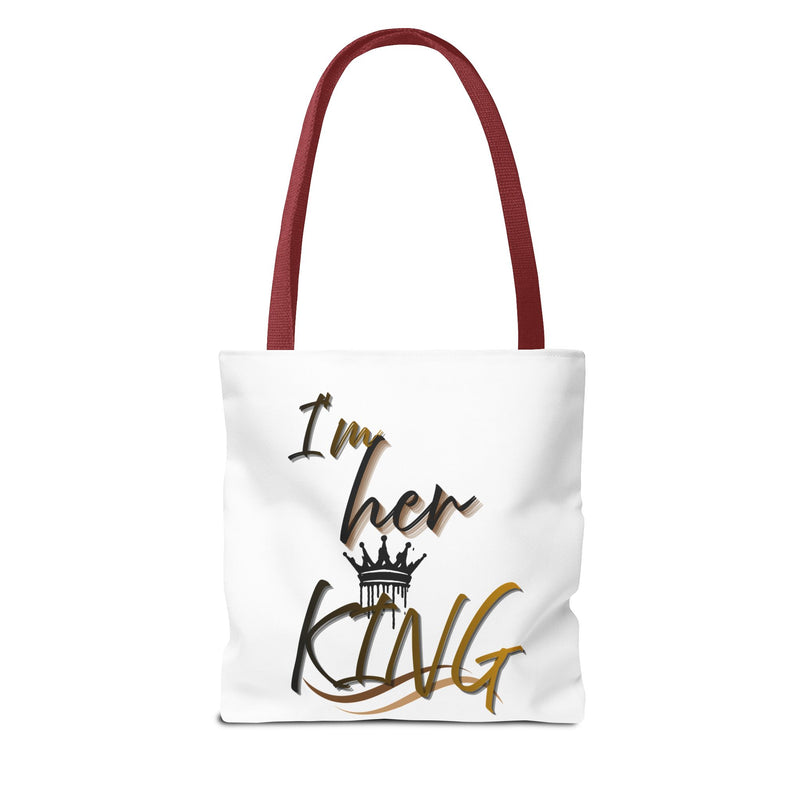 His and Her Queen King Tote Bag