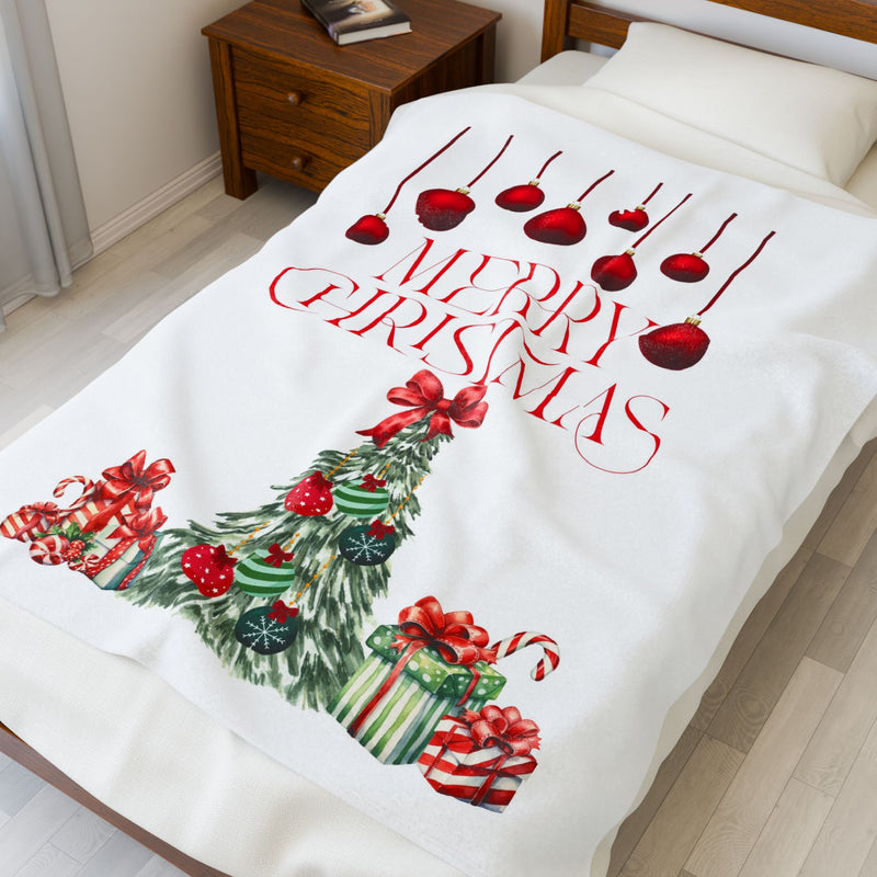 Christmas Velveteen Plush Blanket