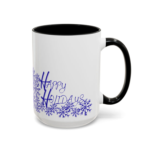 Happy Holidays Accent Coffee Mug - 11oz & 15oz