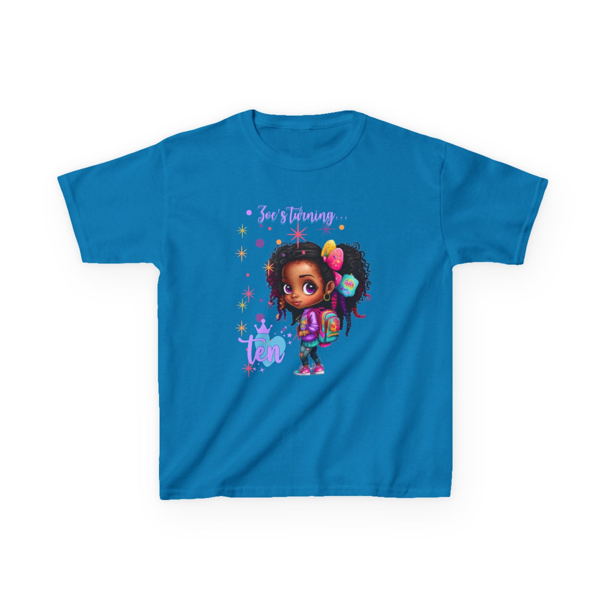 Kids Birthday Tee, Adorable T-Shirt for Kids, Fun Gifts for Birthdays, Back to School Apparel, Fashion for Young Girls