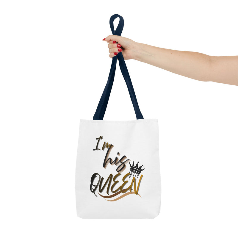 His and Her Queen King Tote Bag