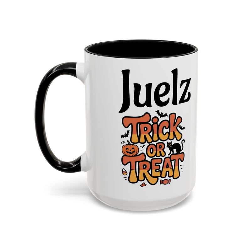 Halloween Trick or Treat Coffee Mug - Spooky Vibes, Perfect for Autumn, Gifts for Friends, Holiday Celebrations, Seasonal Decor