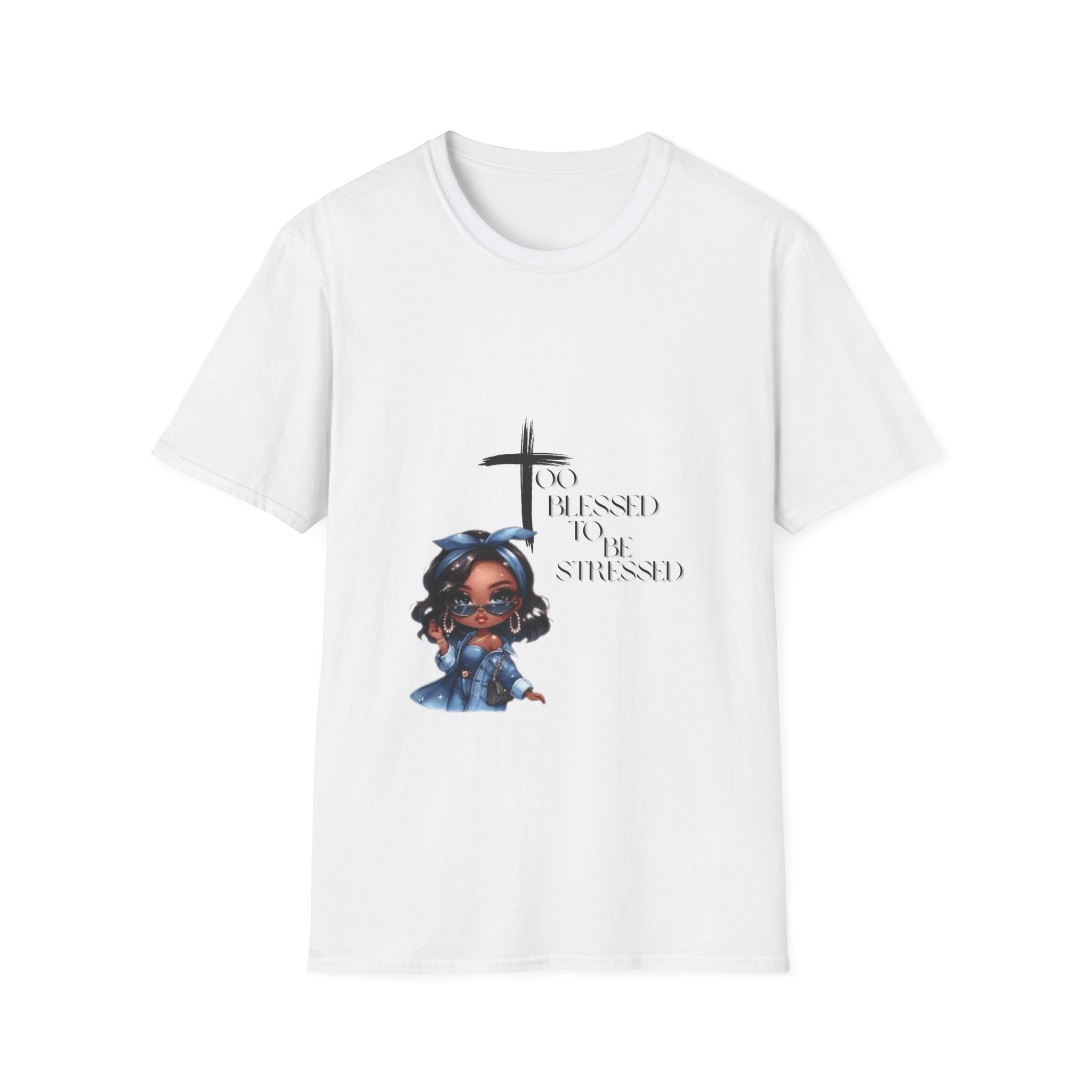 Blessed & Stressed Unisex T-Shirt, Inspirational Tee, Faith-based Apparel, Christian Gifts, Everyday Wear, Comfortable Fashion