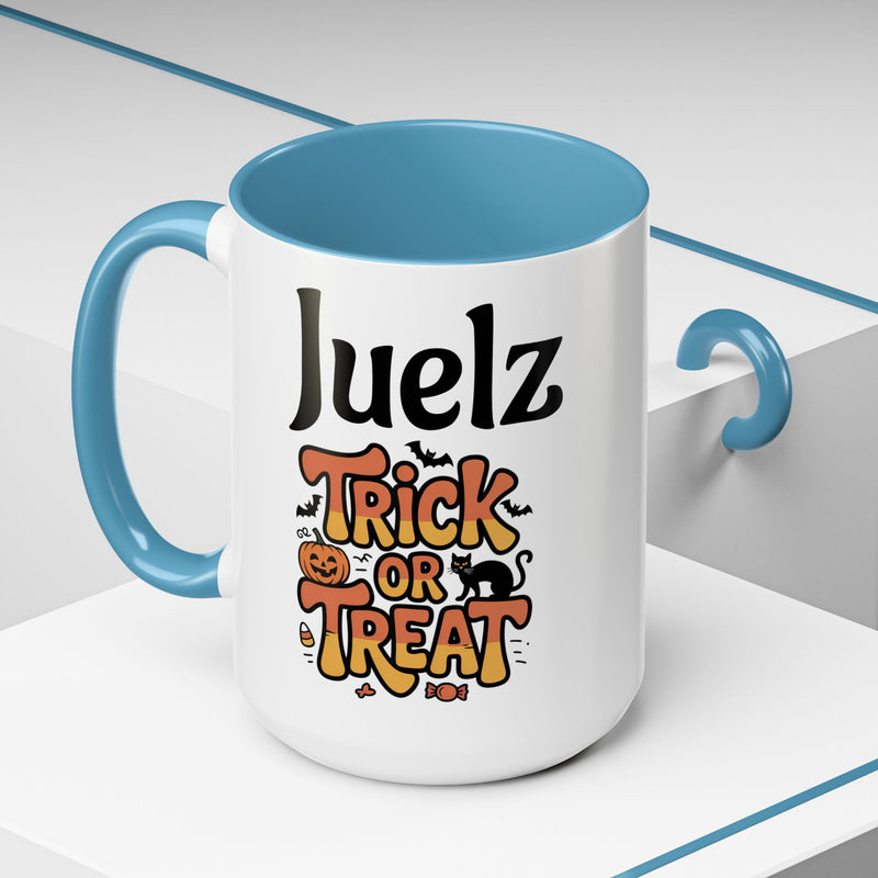 Halloween Trick or Treat Coffee Mug - Spooky Vibes, Perfect for Autumn, Gifts for Friends, Holiday Celebrations, Seasonal Decor
