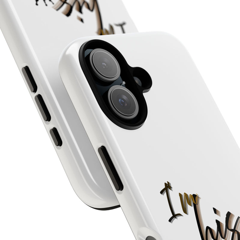 I'm His Queen Phone Case — Cute Couple Phone Cover, Romantic Gift for Her