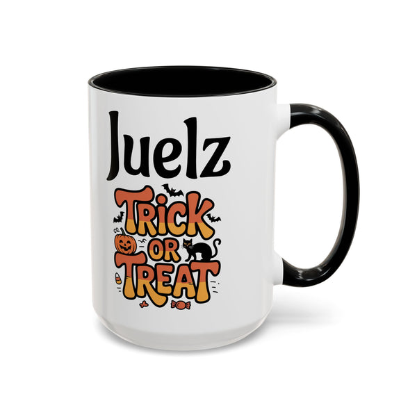 Halloween Trick or Treat Coffee Mug - Spooky Vibes, Perfect for Autumn, Gifts for Friends, Holiday Celebrations, Seasonal Decor