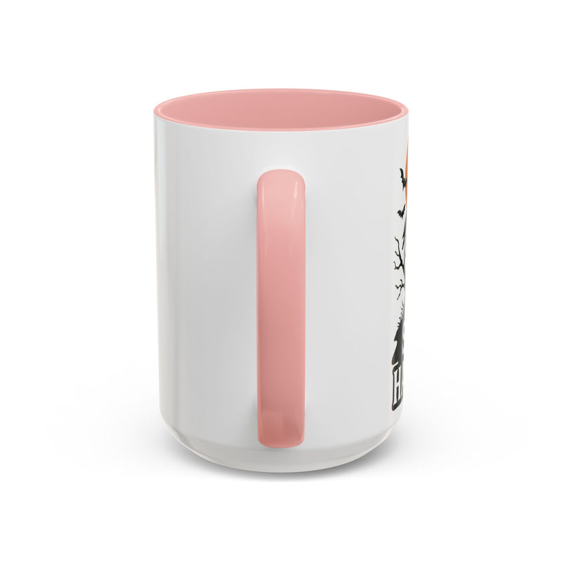 Halloween Accent Coffee Mug, Spooky Coffee Cup, Fall Decor, Halloween Gift, Pumpkin Coffee Mug, Festive Drinkware