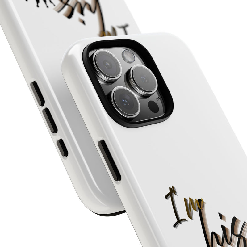 I'm His Queen Phone Case — Cute Couple Phone Cover, Romantic Gift for Her