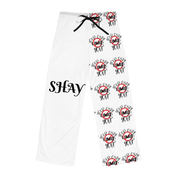 Women's Fun Print Pajama Pants - "Love You Shay" Design