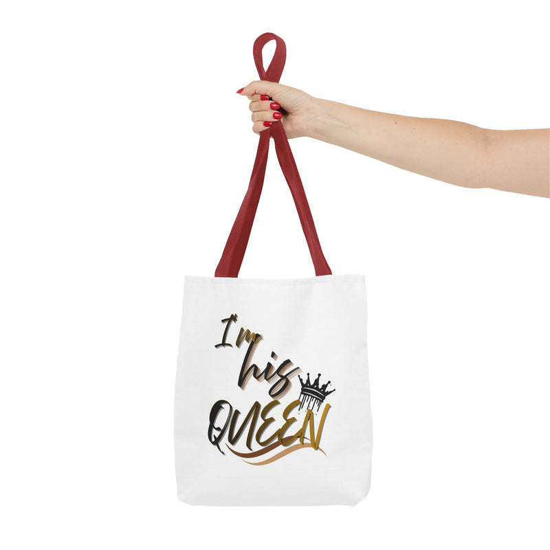 His and Her Queen King Tote Bag