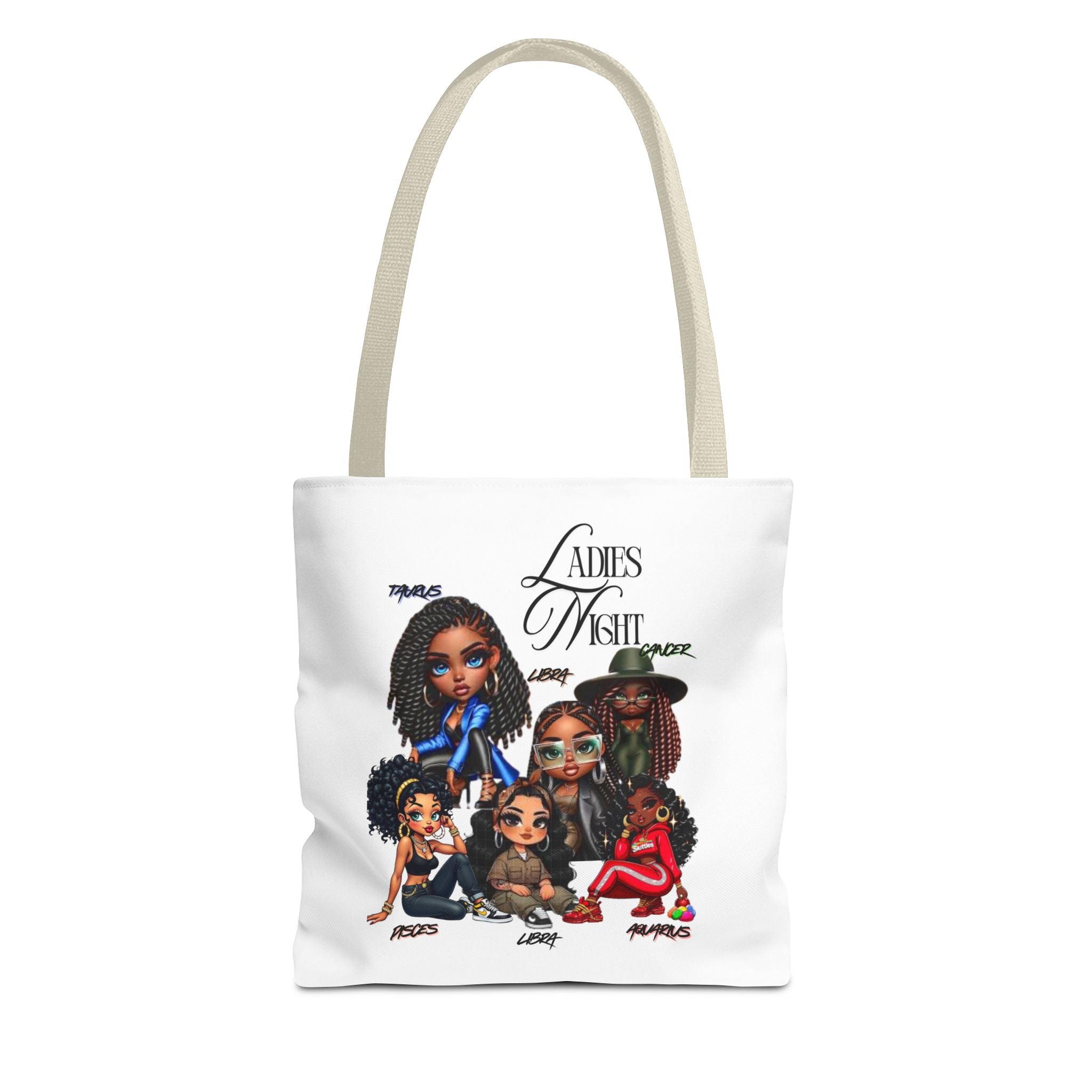 Ladies Night Chic Tote Bag, Stylish Eco-Friendly Shopping Tote, Perfect Gift for Friends, Fun Ladies' Night Out Accessory, Unique Custom Bag