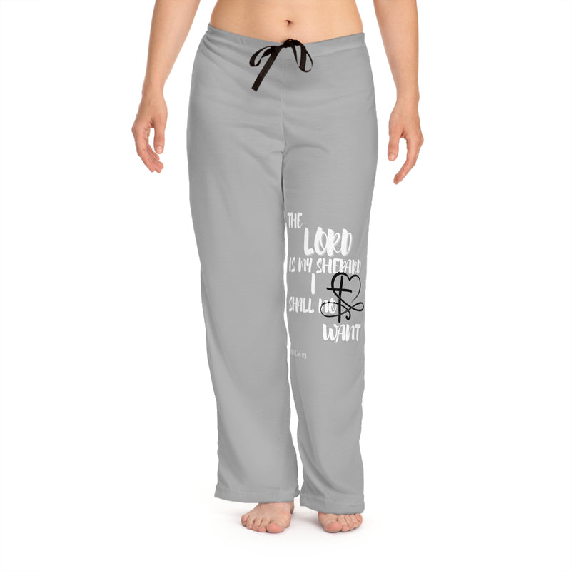 Comfortable Women's Pajama Pants with Inspirational Psalm Quote