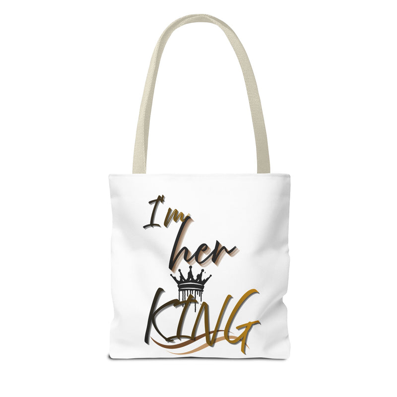 His and Her Queen King Tote Bag