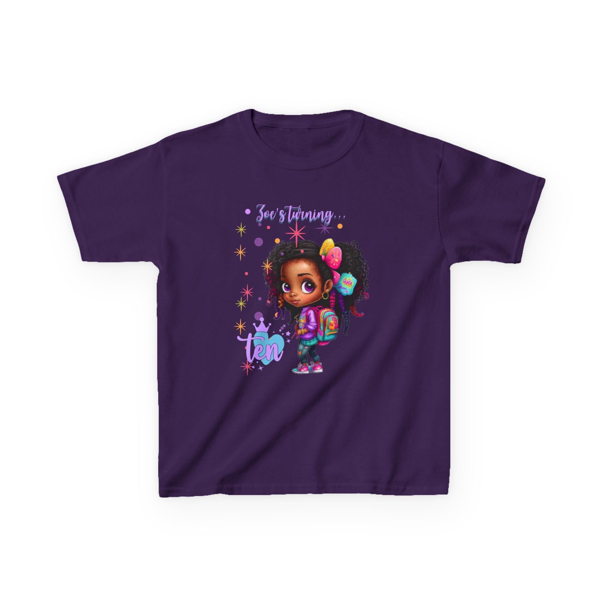 Kids Birthday Tee, Adorable T-Shirt for Kids, Fun Gifts for Birthdays, Back to School Apparel, Fashion for Young Girls