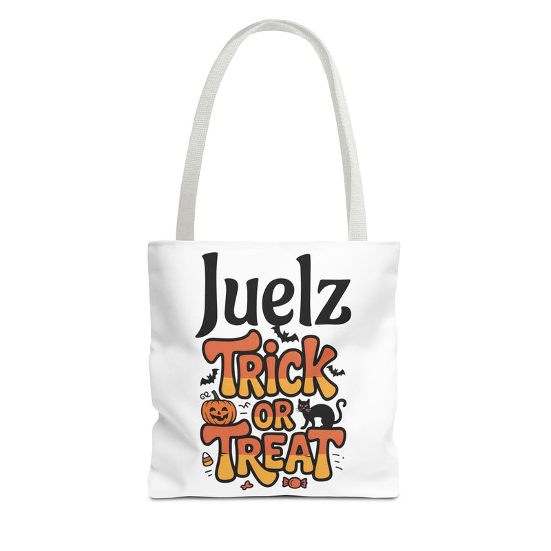 Halloween Tote Bag for Trick or Treat, Cute Everyday Shopping Bag, Custom Canvas Tote, Fun Gift for Kids, Holiday Accessory