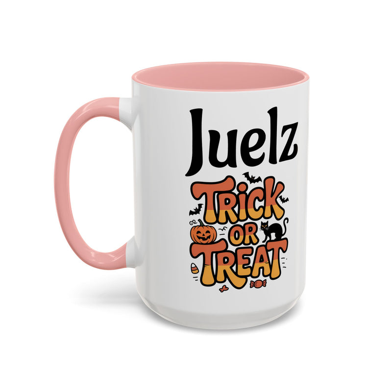 Halloween Trick or Treat Coffee Mug - Spooky Vibes, Perfect for Autumn, Gifts for Friends, Holiday Celebrations, Seasonal Decor