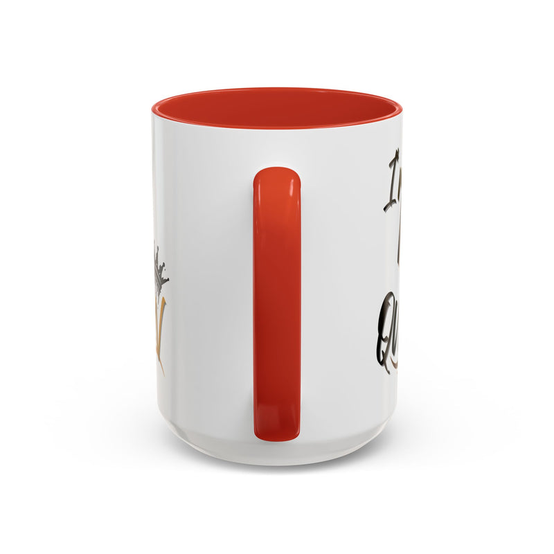His Queen Accent Coffee Mug - Stylish Ceramic Mug for Couples