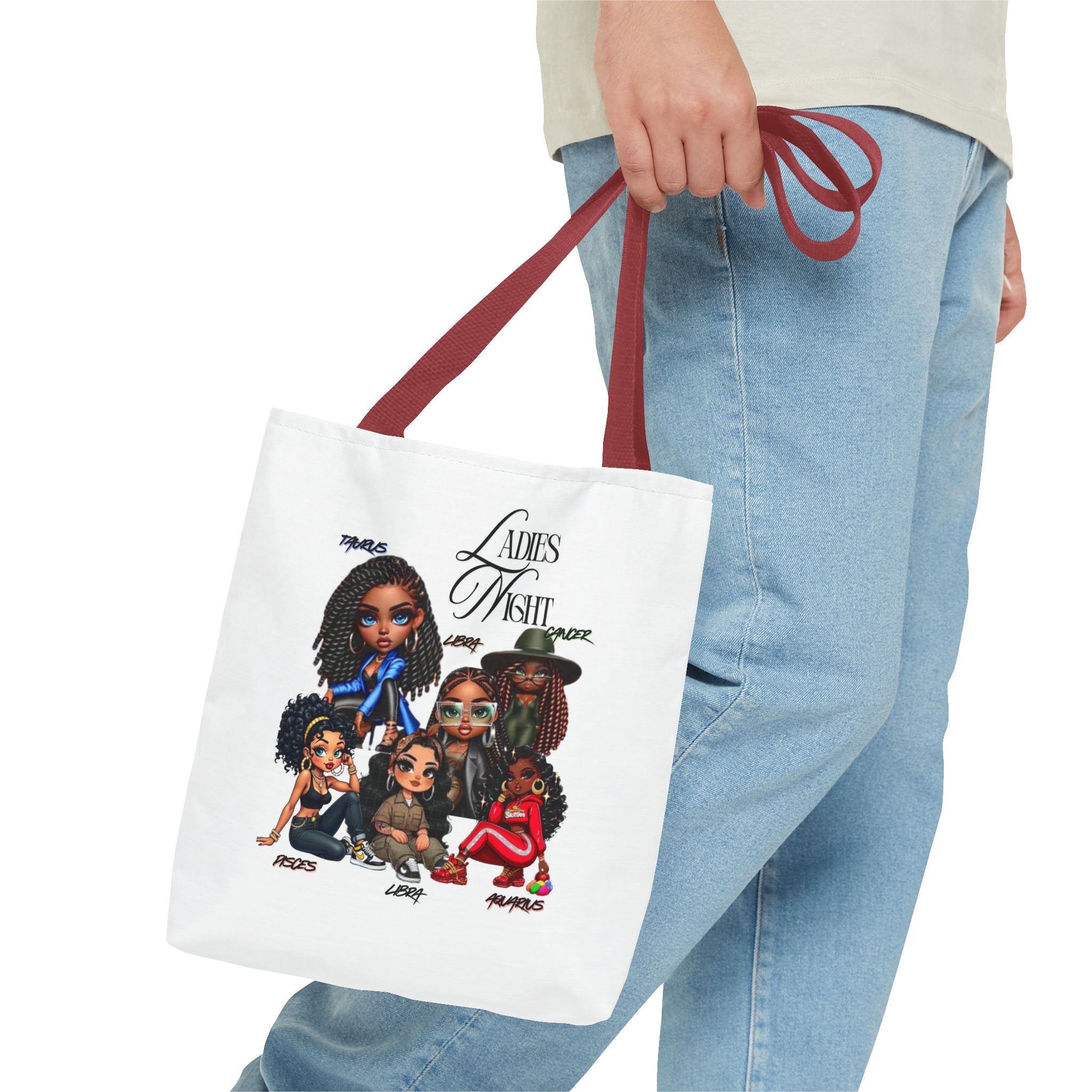 Ladies Night Chic Tote Bag, Stylish Eco-Friendly Shopping Tote, Perfect Gift for Friends, Fun Ladies' Night Out Accessory, Unique Custom Bag
