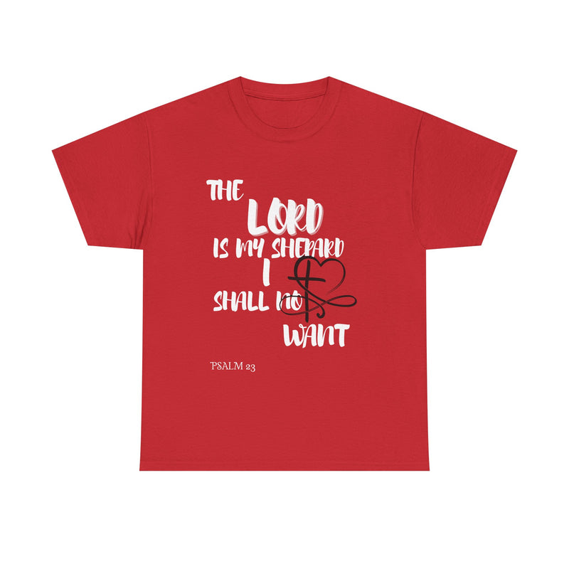 Faith-Inspired Unisex Heavy Cotton Tee - The Lord Is My Shepherd