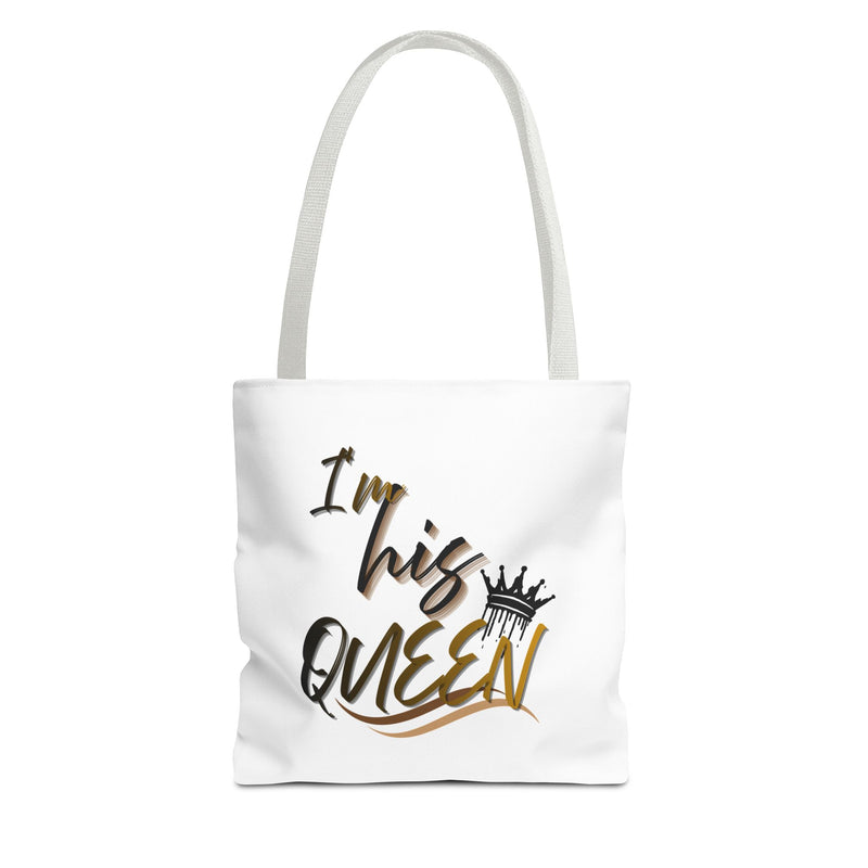 His and Her Queen King Tote Bag