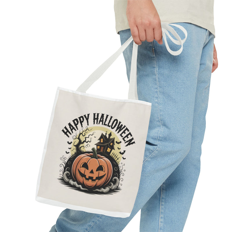 Halloween Tote Bag with Pumpkin and Haunted House Design, Eco-Friendly Shopping Bag, Halloween Decor, Trick or Treat Tote, Gift for [...]