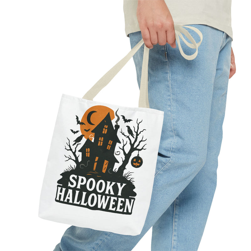 Halloween Spooky Tote Bag, Perfect for Trick-or-Treating, Eco-Friendly Shopping, Fall Celebrations, Party Favors, Halloween Decor