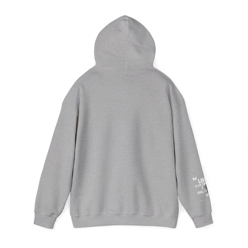 Scripture Hoodie — "The Lord Is My Strength" Faith Graphic Hooded Sweatshirt