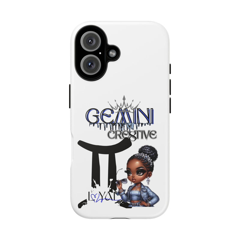 Gemini Creative Phone Case, Customizable Tough Cases, Zodiac Gifts, Astrology Accessories, Birthday Present