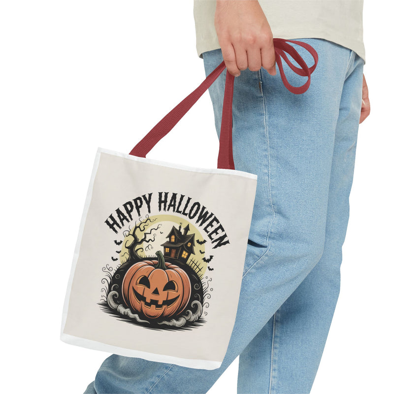 Halloween Tote Bag with Pumpkin and Haunted House Design, Eco-Friendly Shopping Bag, Halloween Decor, Trick or Treat Tote, Gift for [...]